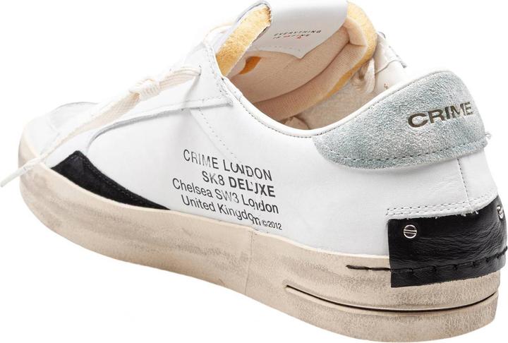 Produktbild Crime London Crime black and white leather sneakers (42)