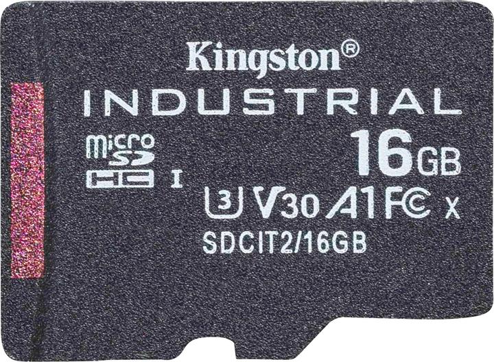 Kingston microSDHC Industrial (16 GB, microSDHC, U3, UHS-I)