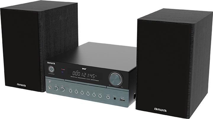 Productafbeelding Aiwa MSBTU-700 mikrojärjestelmä, hopea (Bluetooth, CD Speler, 1x 25 W)