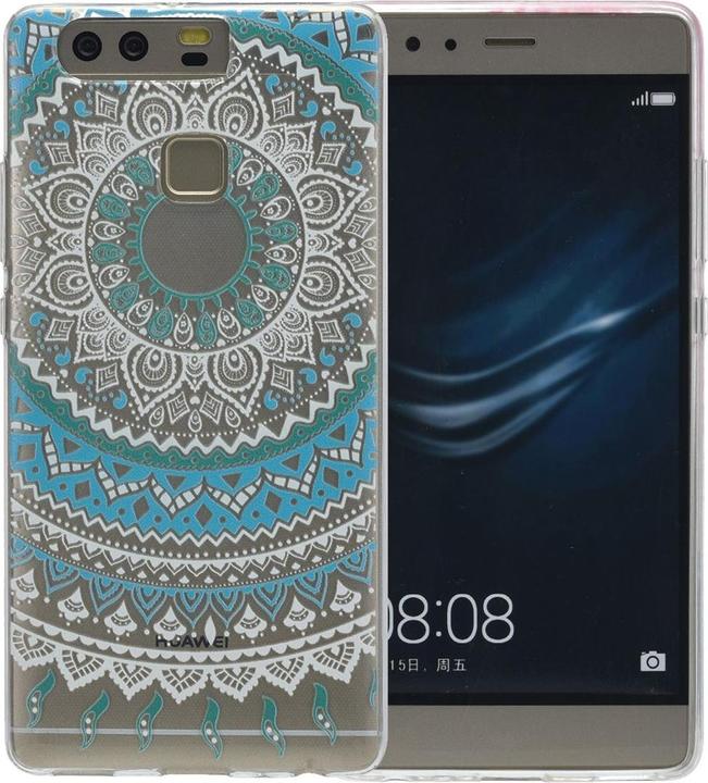 Actual product image König Design Henna Cover for Huawei Nova 2 Case Protective Cover Silicone Bumper Cases Sun Blue (Nova 2)