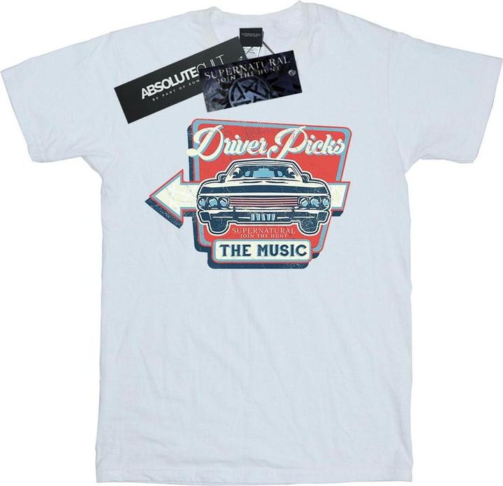 Immagine prodotto Supernatural Driver Picks The Music Maglietta Ampia Donna (XL)