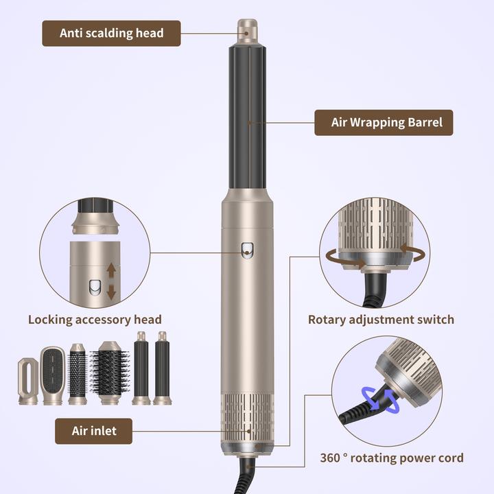 Produktbild Novidarte 6 in 1 Styling-Haartrockner