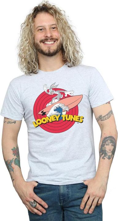 Immagine prodotto Looney Tunes Bugs Bunny Surfing Maglietta Uomo (M)