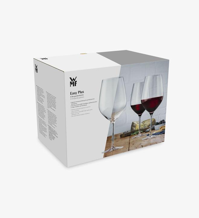 Actual product image WMF Burgundy goblet 6-piece set EASY PLUS clear (70 cl, 6 Glasses, Red wine glasses)
