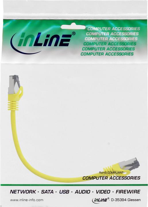 Produktbild InLine Patchkabel (S/FTP, CAT8.1, 0.30 m)
