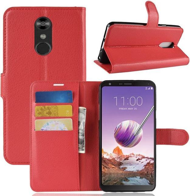 Produktbild MU Classic Litchi Leder Bookcover Series (LG Stylo 4, LG Q Stylus)