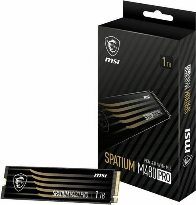 Produktbild MSI Spatium M480 Pro (1000 GB, M.2 2280)