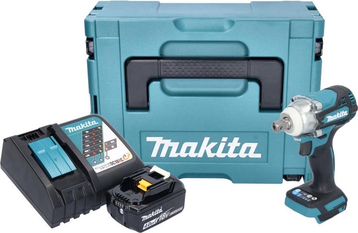 Produktbild Makita DTW 301 RM1J Akku Schlagschrauber 18 V 330 Nm 1/2" Brushless + 1x Akku 4,0 Ah + Ladegerät + (Akkubetrieb)