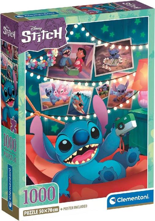Immagine prodotto Clementoni Puzzle Stitch con Poster (1000 pezzi)