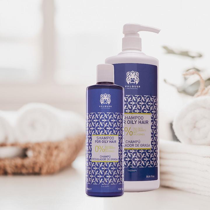 Actual product image Valquer Válquer Oil Control Shampoo 1000ml (1000 ml, Liquid shampoo)