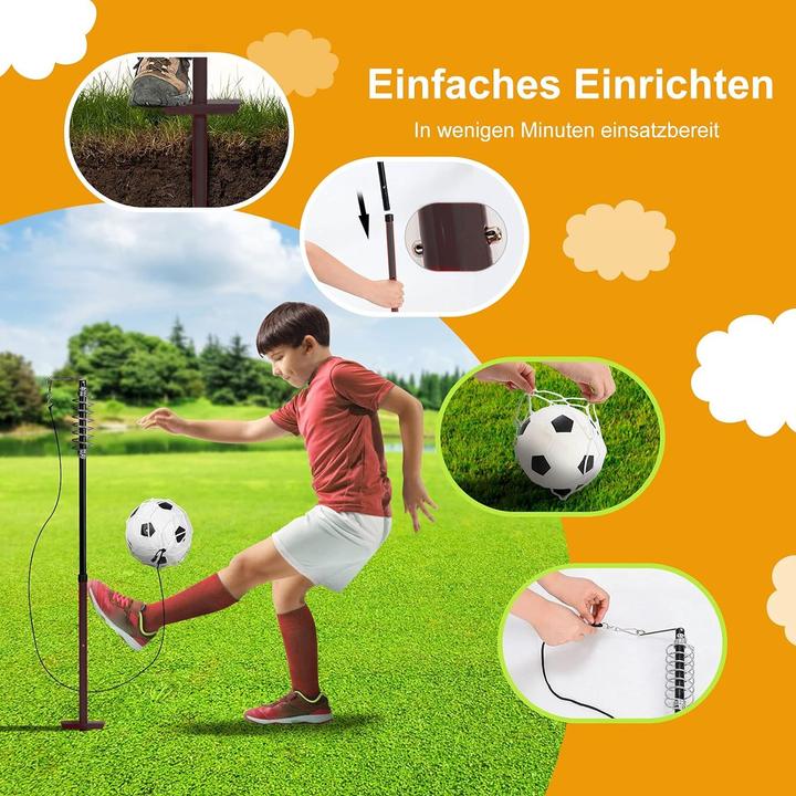 Produktbild New Sports Fussball Trainer-Set, Twistball Stange mit Ball