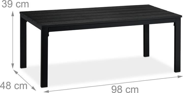 Produktbild Relaxdays Gartentisch (98 cm)