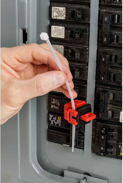 Image du produit Brady Interverrouillage des disjoncteurs TagLock : interverrouillage à pince 120/277V, polypropylène