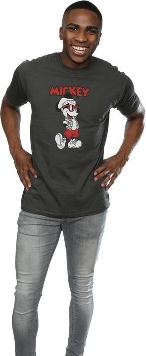 Actual product image Disney Mens Mickey Mouse Hipster T-Shirt (S)