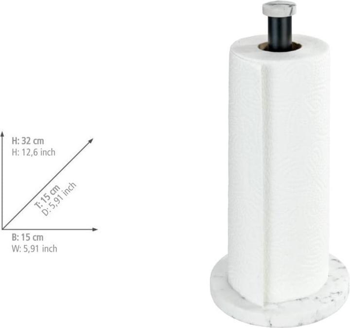 Immagine prodotto Wenko Porta rotolo da cucina in marmo