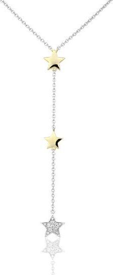 Actual product image Breuning COLLIER - BRILL. 0.078 Ct. H/si (585, - Gold)