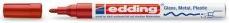 Immagine prodotto Edding 751 Marcatore a vernice lucida (Rosso, 1 mm, 1 x)