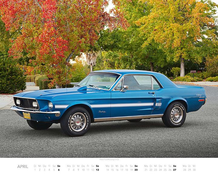 Actual product image Ford Mustang Calendar 2025 (German)