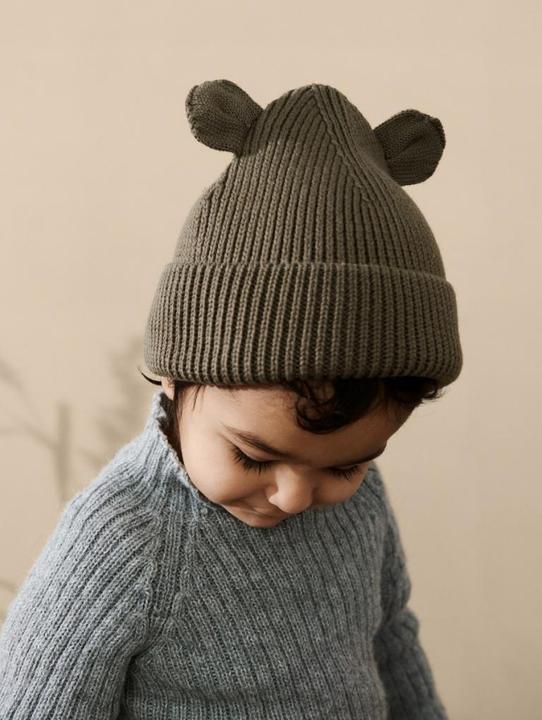 Actual product image Liewood Knitted Beanie Army