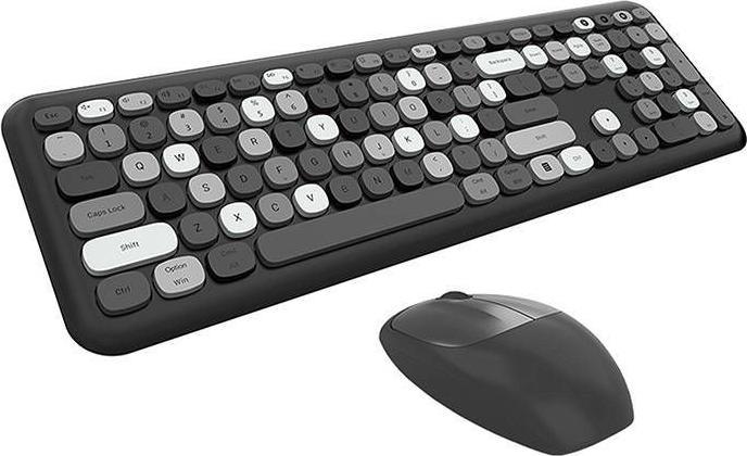 Image du produit Mofii Ensemble clavier + souris sans fil 666 2.4G (Noir) (ING. Int., Sans fil)