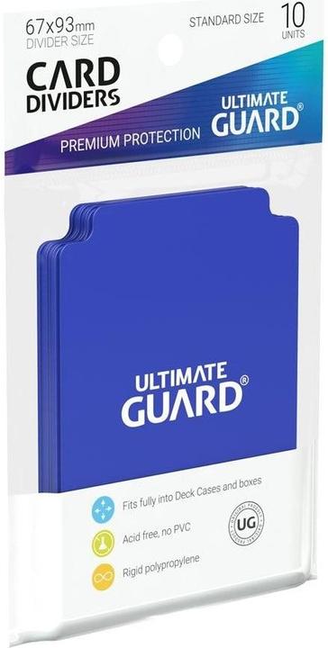 Image du produit Ultimate Guard Séparateur de cartes taille standard bleu 10
