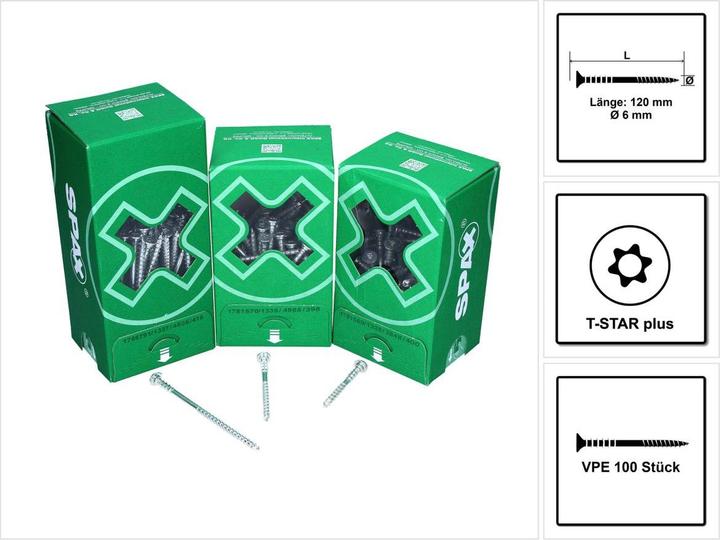 Productafbeelding Spax Stelschroeven (100 Schroeven per stuk)