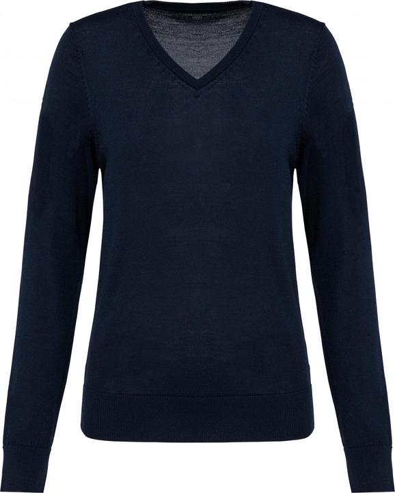 Actual product image Kariban Women's merino v-neck sweater (XS)