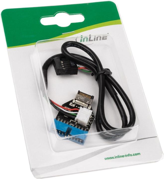 Actual product image InLine USB 3.1 to 3.0 adapter internal