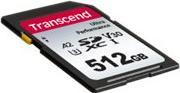 Actual product image Transcend SD Card SDXC SDC340S 160/90 MB/s (512 GB, SDXC, U3, UHS-I)