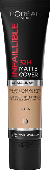 Produktbild L'Oréal Paris Infaillible Matte Cover (115 Beige Dore/Golden Beige)