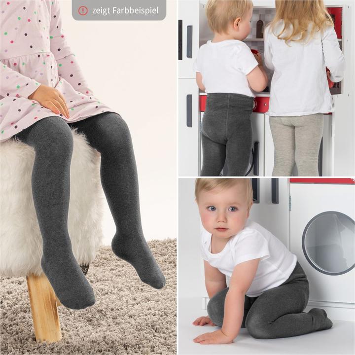 Produktbild La Loona LaLoona Baby-Strumpfhosen Strumpfhose 2er Pack - Weiss - (74/80)