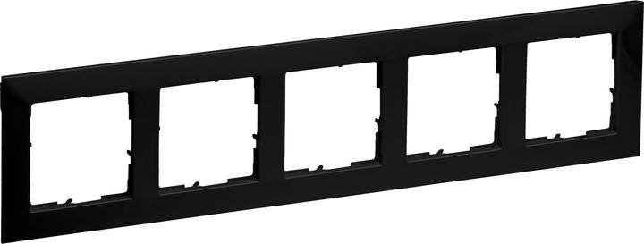 Immagine prodotto Legrand Cornice SEANO a 5 ingressi in 765375 nel colore nero laccato