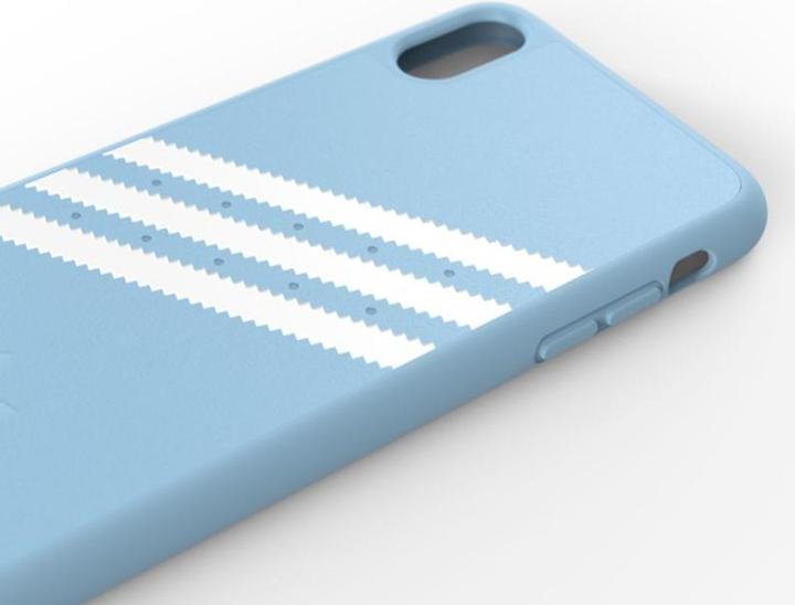 Image du produit adidas PU Moulded Case suede bleu clair/blanc (Apple iPhone XS Max)