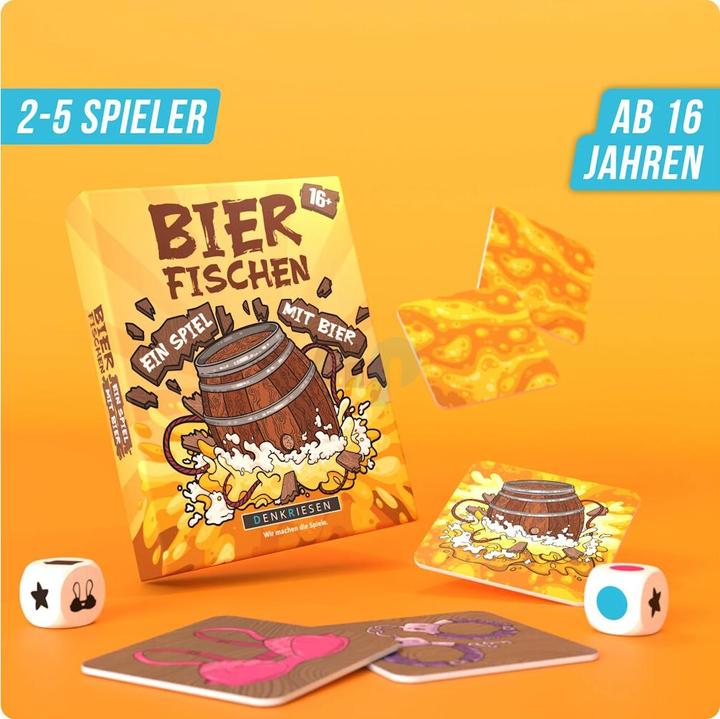 Image du produit Denkriesen BIERFISCHEN - Un jeu avec la bière (Allemand)