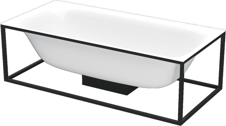 Actual product image Bette Lux Shape rectangular bathtub freestanding 190x90x45cm, 2 sloping backs, 3453- (234 l, 90 cm, 190 cm)