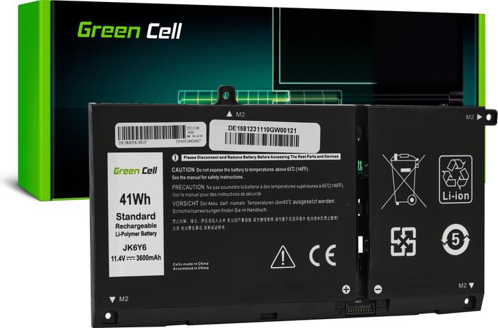 Image du produit GreenCell Batterie d'ordinateur portable JK6Y6 Dell Latitude 3510 (3 cellules, 3600 mAh)