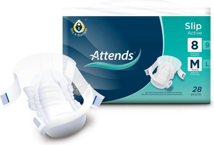 Produktbild Attends Slip 8 Active (28 x, M, Large)