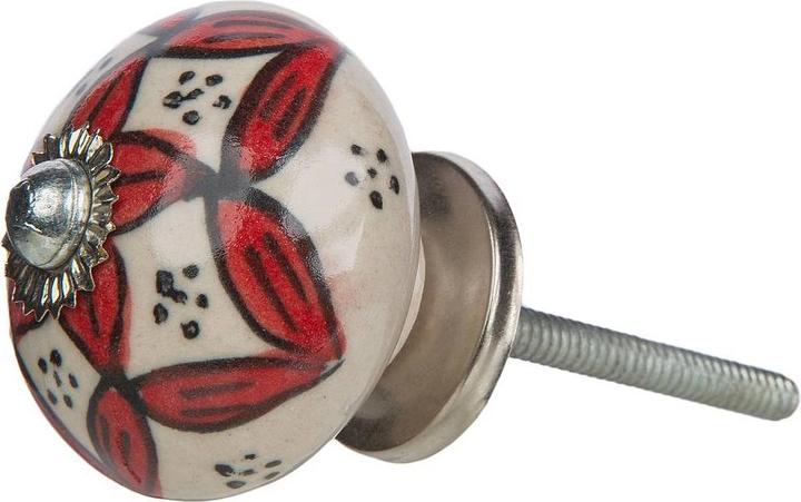 Produktbild Tranquillo Möbelgriff handgemacht, Ø 4 cm, Mehrfarbig/Silber