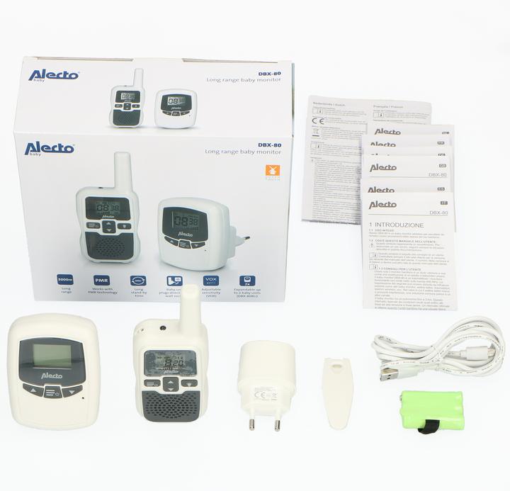 Productafbeelding Babiage Alecto DBX PMR Babyfoon met Kanalen (Babyfoon Audio, 3000 m)