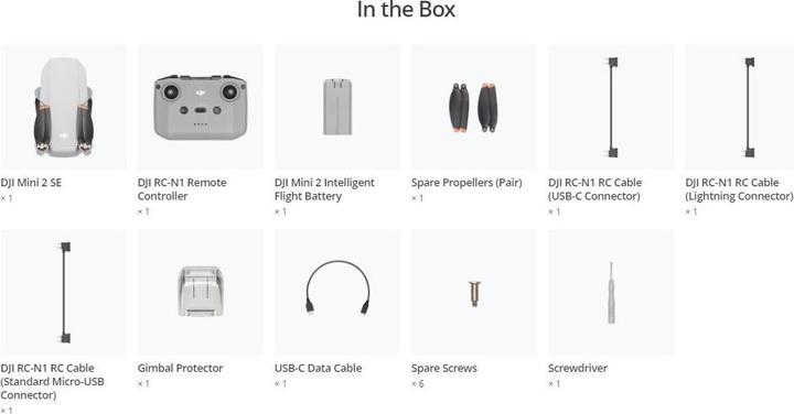 Produktbild DJI Mini 2 SE (31 min, 246 g, 12 Mpx)