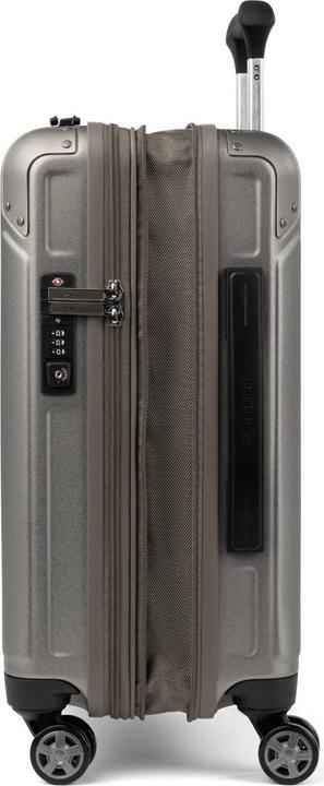 Immagine prodotto Travelpro Platinum Elite - Slim Carry-On Expandable Hardside Spinner Metallic (41 l, Bagaglio a mano (fino a 50 litri))