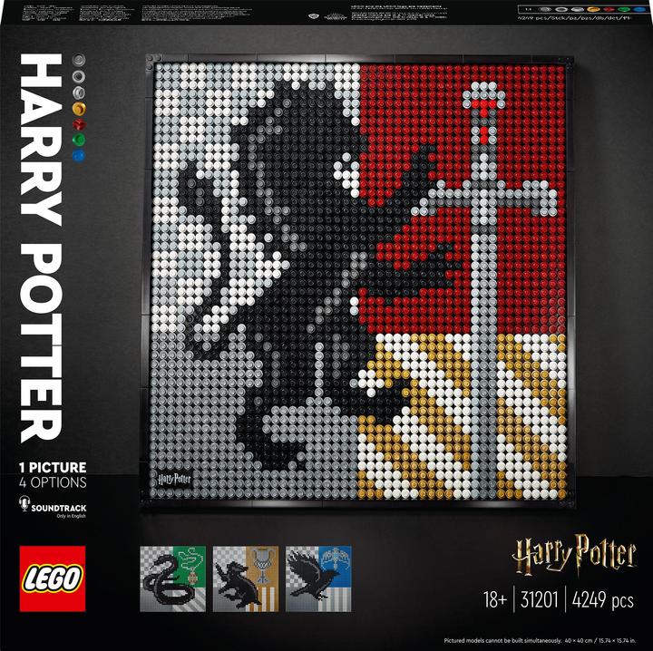 Actual product image LEGO Harry Potter Hogwarts Crest (31201, LEGO Harry Potter)