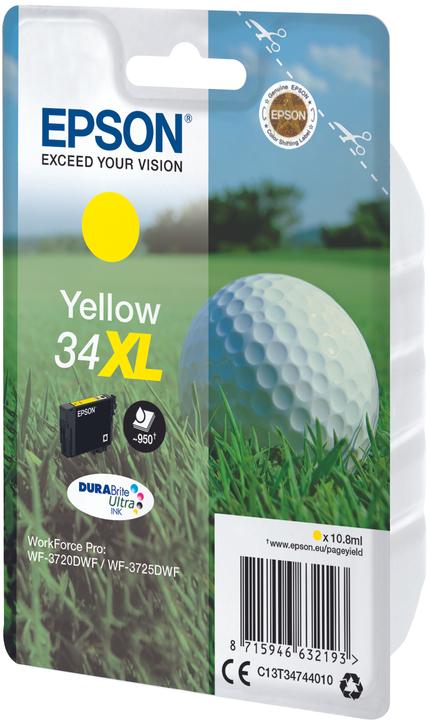 Actual product image Epson 34XL DuraBrite Ultra (Y)