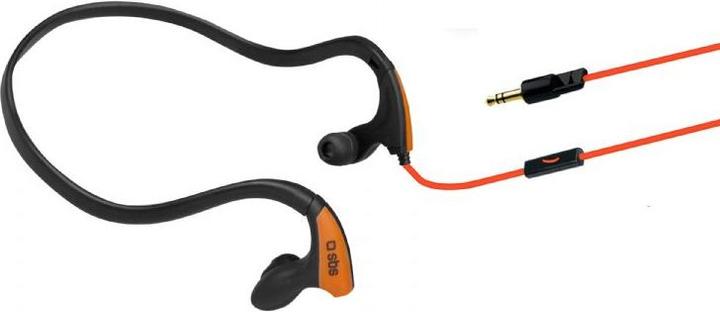 Actual product image SBS Earset wired stereo Runway Pro Sport, jack 3,5 mm with microphone and answer button (Cable)