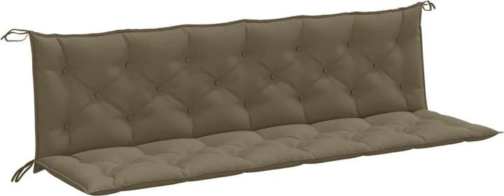 Actual product image VidaXL Garden bench cushions 2 pcs. fabric (200 x 50 x 7 cm)