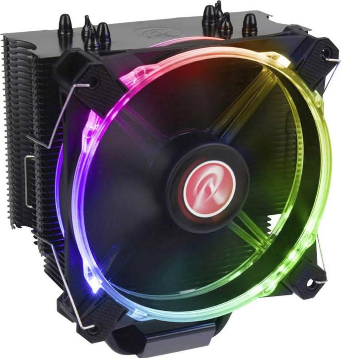 Produktbild Raijintek Leto CPU-Kühler, schwarz, RGB-LED (155 mm)