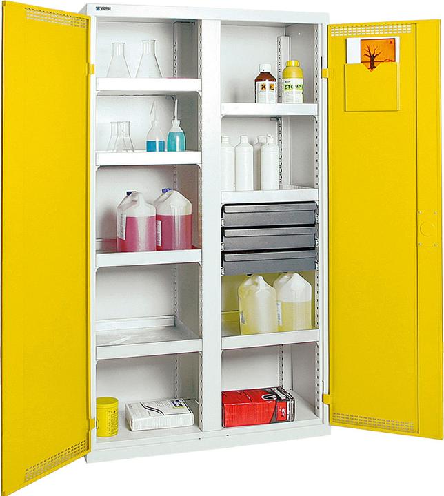 Actual product image kaiserkraft Environmental cabinet, doors perforated (100 cm, 180 cm)