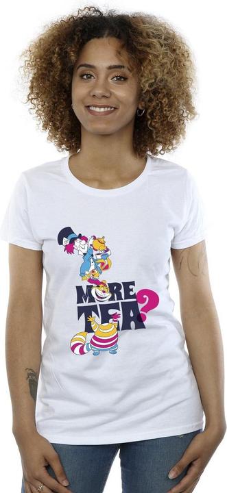 Actual product image Disney Womens/Ladies Alice In Wonderland More Tea Cotton T-Shirt (XL)