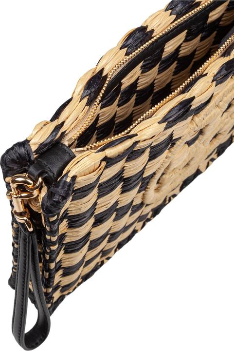 Immagine prodotto Tory Burch pouch ella in raffia in raffia natural and black color
