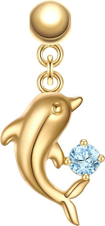 Glanzstücke München Damen Charm Delfin - 36882 (Sterling Silber)